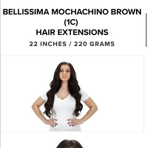 Bellami Bellissima Mochachino Brown Hair Exts